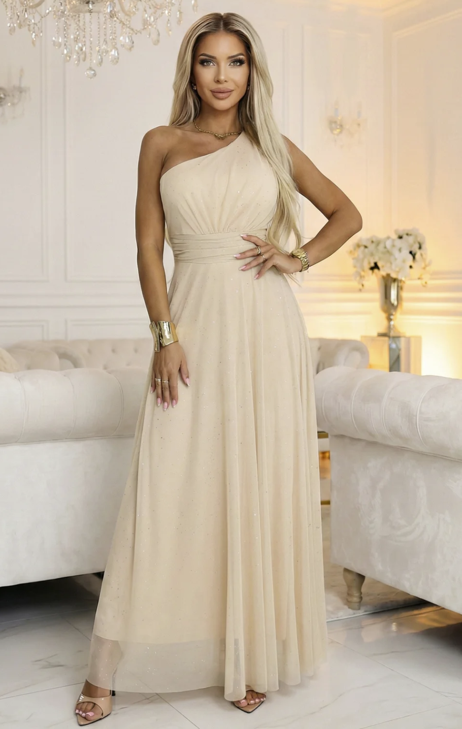 bezove saty glam